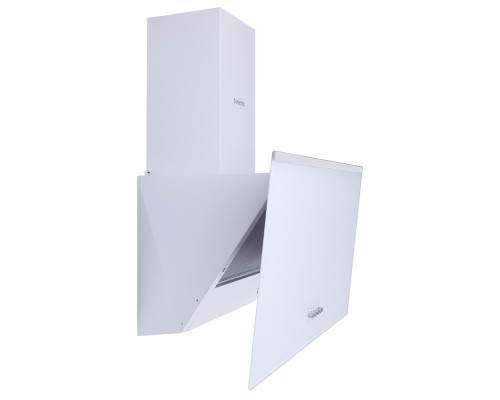 Витяжка декоративна похила Minola HDN 6222 WH/INOX 700 LED