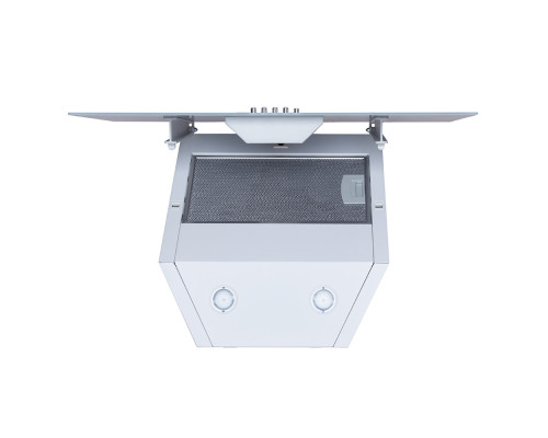 Витяжка декоративна похила Minola HDN 6222 WH/INOX 700 LED