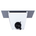 Витяжка декоративна похила Minola HDN 6222 WH/INOX 700 LED