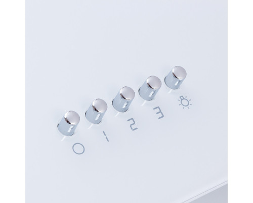 Витяжка декоративна похила Minola HDN 6222 WH/INOX 700 LED