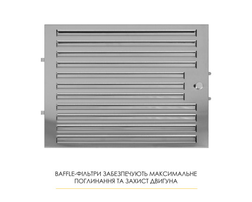 Витяжка декоративна Т-подібна WEILOR MIST WTX 68 INOX ( УТ000004566 )