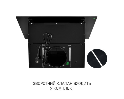 Витяжка декоративна похила Minola HVS 6812 BL 1200 LED ( УТ000004625 )