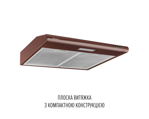 Витяжка плоска PERFELLI PL 6124 BR LED ( УТ000004745 )