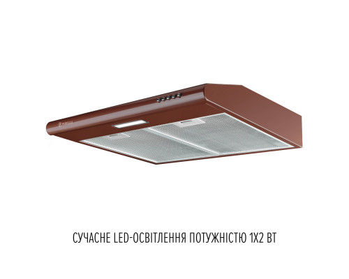 Витяжка плоска PERFELLI PL 6124 BR LED ( УТ000004745 )