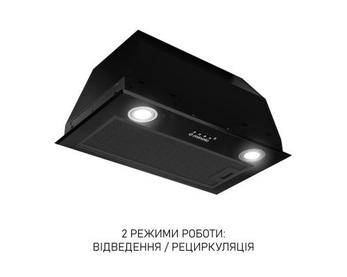 Витяжка повновбудована Minola HBI 5722 BLF 1200 LED ( УТ000004715 )