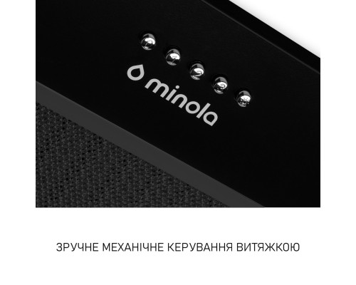 Витяжка повновбудована Minola HBI 5722 BLF 1200 LED ( УТ000004715 )