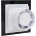 Вытяжной вентилятор c датчиком влажности и таймером AirRoxy dRim 100 Черный BB HS ABS Black Черный глянцевый