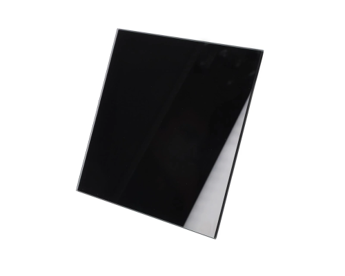 Вытяжной вентилятор с датчиком влажности и таймером AirRoxy dRim 125 BB HS plexi Black Черный глянцевый