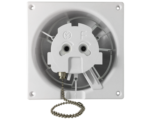 Вытяжной вентилятор AirRoxy dRim 100 BB PS plexi Grey  шнуровой выключатель Серый