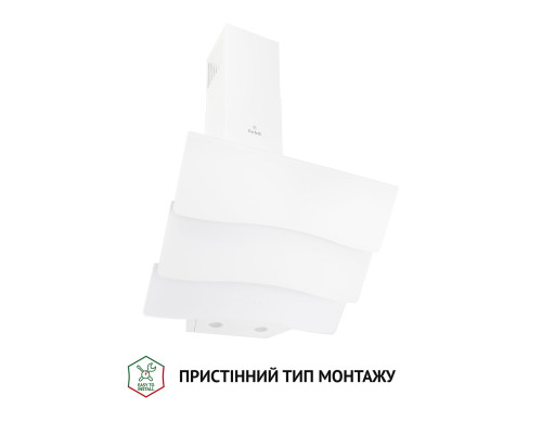 Вытяжка декоративная наклонная Perfelli DNS 6482 D 850 WH LED ( УТ000003009 )