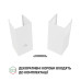 Вытяжка декоративная наклонная Perfelli DNS 6482 D 850 WH LED ( УТ000003009 )