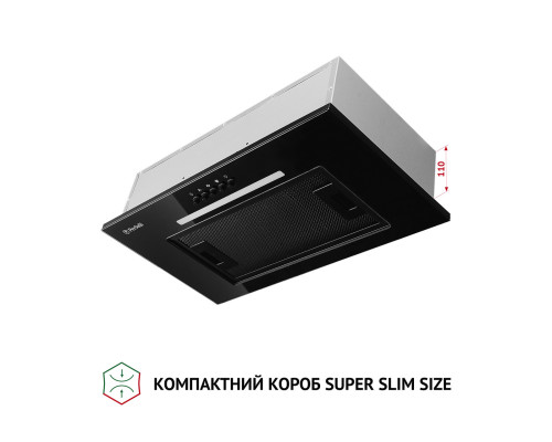 Витяжка повновбудована Perfelli BI 5256 BL 700 LED