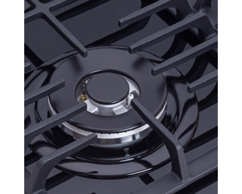 Поверхность газовая на стекле Perfelli DIAMOND GW69C NERO ( УТ000003959 )