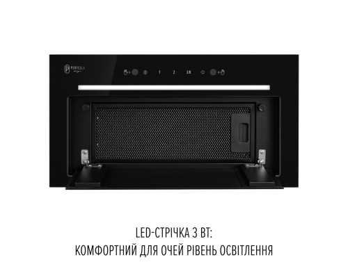 Вытяжка полновстраиваемая PERFELLI DESIGN FILINI 5 NERO SILENZIO ( УТ000004651 )
