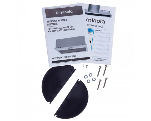 Вытяжка полновстраиваемая Minola HBI 5264 BL GLASS 700 LED Line ( УТ000002023 )