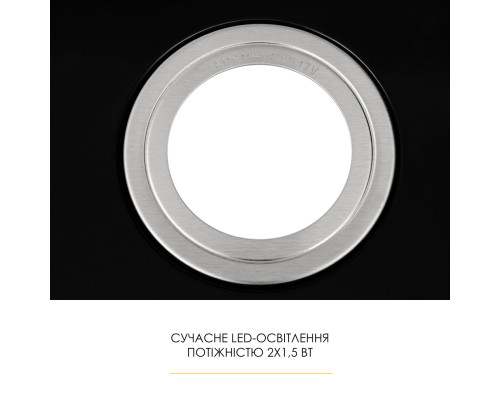 Витяжка повновбудована WEILOR WBE 58 BLACK