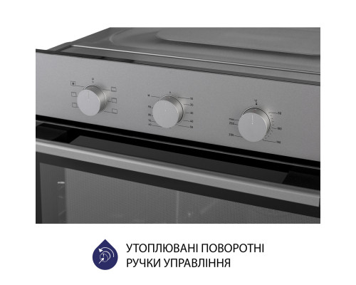 Духова шафа електрична Minola EO 665 Dove Gray