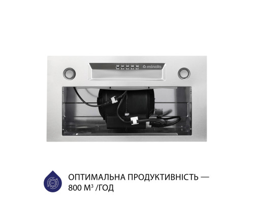 Витяжка повновбудована Minola HBI 5324 I 800 LED ( УТ000002977 )