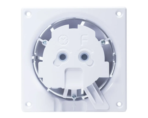 Вытяжной вентилятор с датчиком влажности и таймером Ecovent DECORA SMART 125 GLASS White Белый глянец