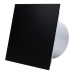 Вытяжной вентилятор с датчиком влажности и таймером Ecovent DECORA SMART 125 GLASS Black Черный глянец