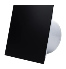 Вытяжной вентилятор Ecovent DECORA 125 Super Silent Black Черный матовый