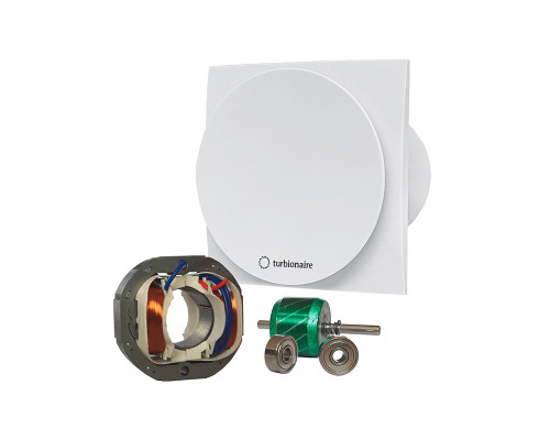 Вытяжной вентилятор Turbionaire MIO 100 LL SW standart White белый матовый