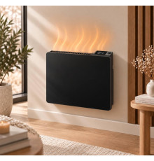 Електричний конвектор ЕЛЕГАНТ Smart ЕВНА-1,0/230С2T (mbg) WiFi Чорна скляна панель