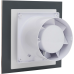 Вытяжной вентилятор с таймером задержки віключения AirRoxy dRim 100 BB TS  glass Marble Black Черный