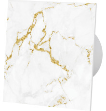 Вытяжной вентилятор с датчиком движения и таймером AirRoxy dRim 100 BB RMS glass Marble White Gold