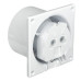 Вытяжной вентилятор AirRoxy dRim 100 BB S BB White Белый