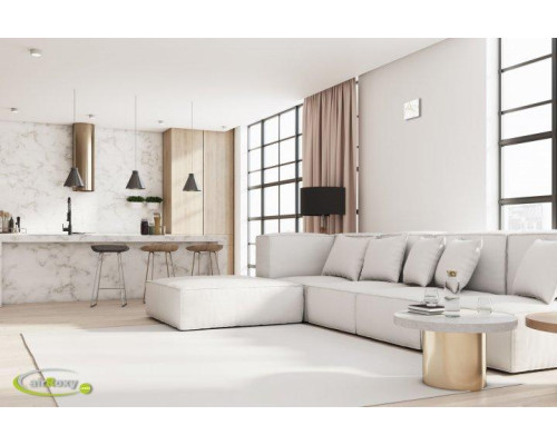 Панель AIRROXY для вытяжных вентиляторов dRim 100/125 Glass MARBLE WHITE GOLD